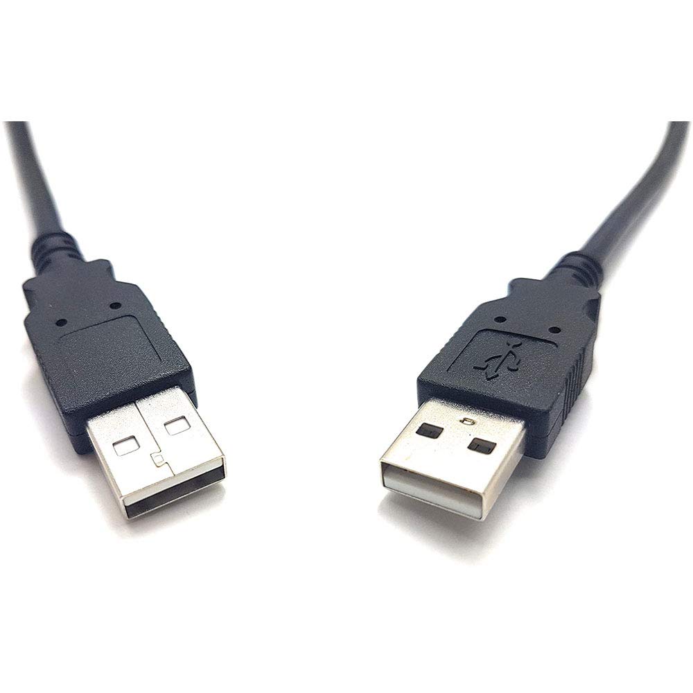 Usb To Usb Cable 3Ft   Bescable A Male To A Male Cord Usb 2.0 Cable In Black Compatible With Hard Drive Enclosures, Dvd Player,