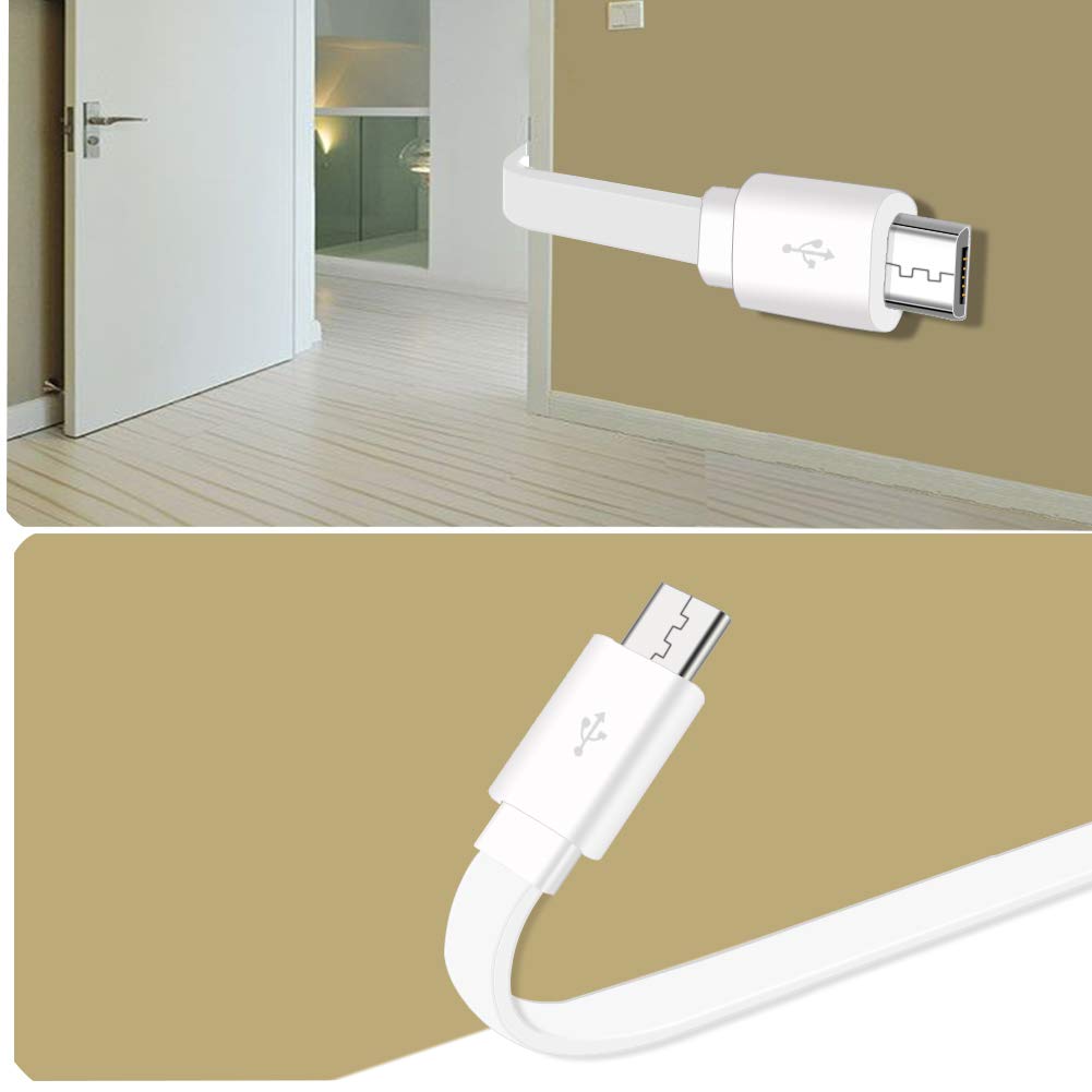 Scovee 2 Pack 20Ft Power Extension Cable For Wyze Cam Pan,Wyzecam,Kasa Cam,Yi Dome Home,Furbo Dog,Nest Cam,Oculus Go,Blink,Cloud