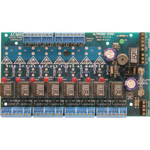 Altronix Power Module Acm8Cb,Output Access Power Controller Module