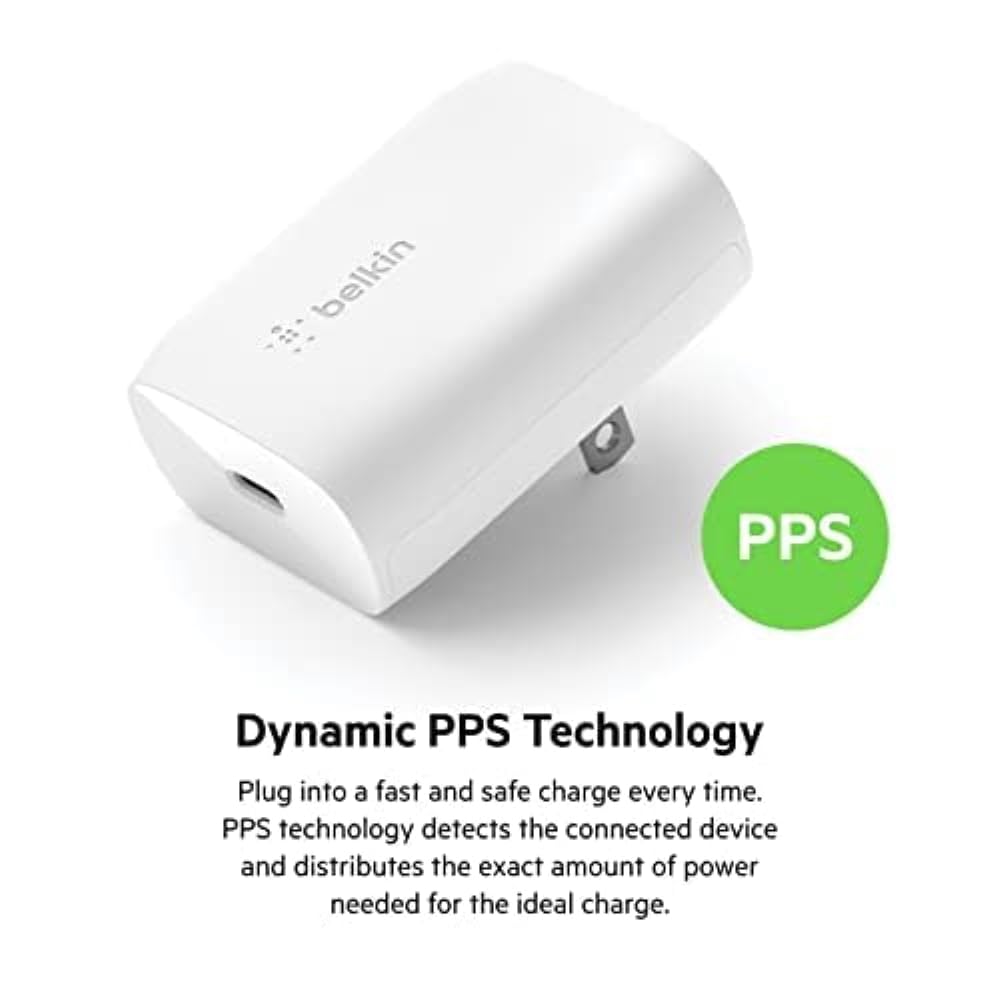 Belkin 30 Watt Usb C Wall Charger   Usb Type C Charger Fast Charging For Apple Iphone 14, 14 Pro, 14 Pro Max, 13, 13 Pro, 13 Pro