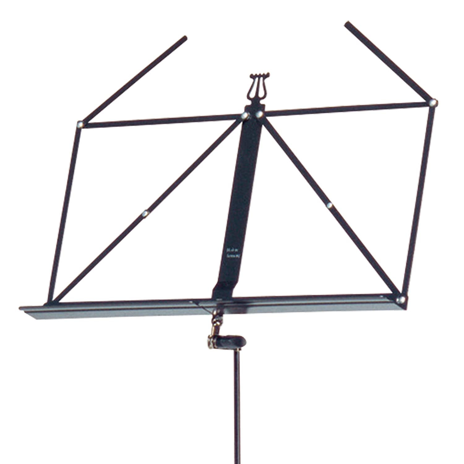K&M Konig & Meyer 10010.000.55 Music Stand | Large Deep Desk | Sturdy Base | Adjustable 3Pc Telescopic Design | Folding Compact