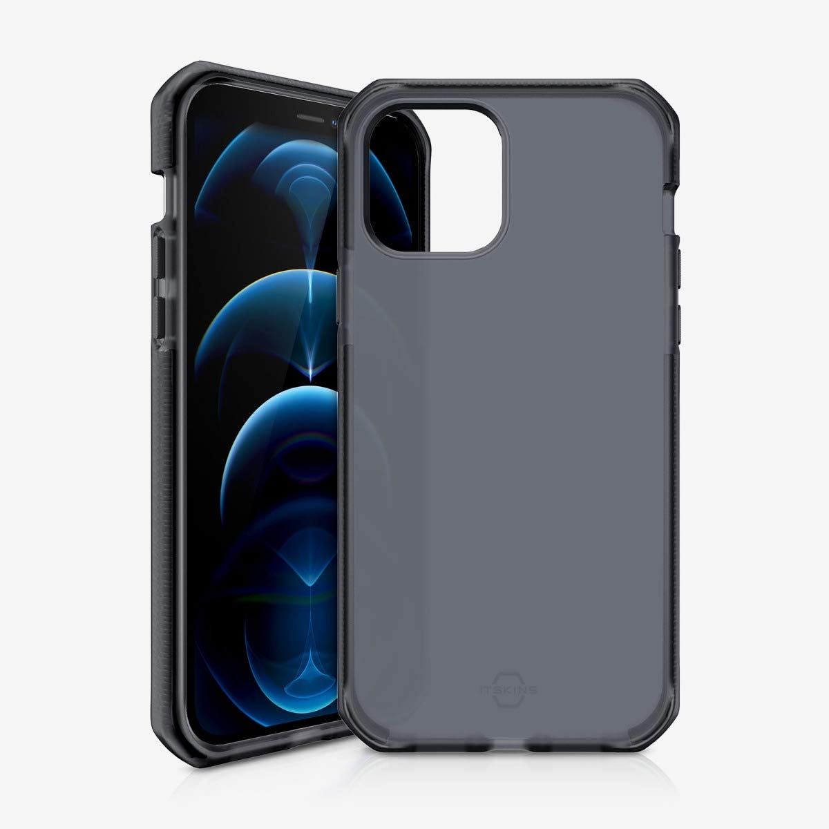 ITSKINS Supreme Frost Protective Phone Case Compatible with iPhone 12 Pro Max, Slim Hybrid Case, Anti-Slip, Heavy Duty Shockproo