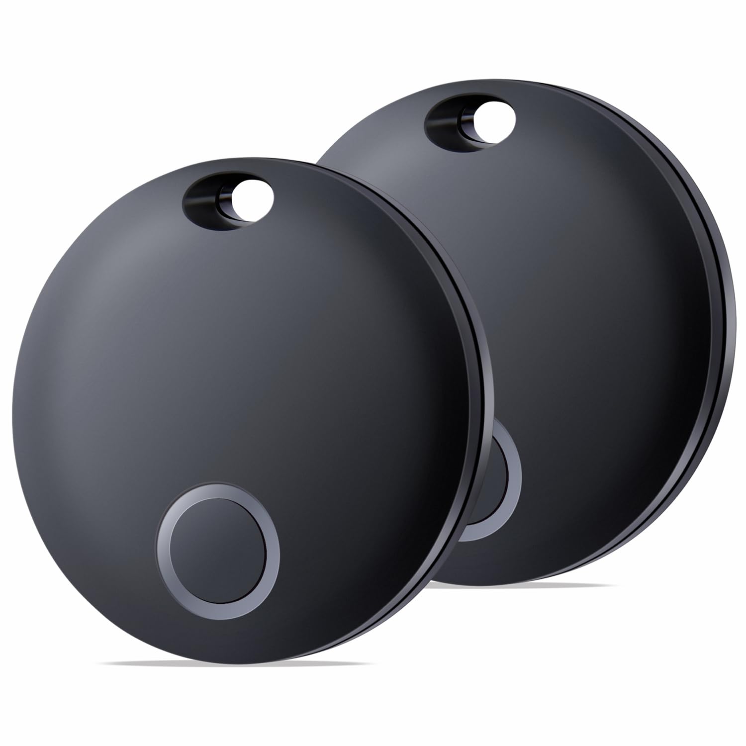 Reyke Smart Tag, Bluetooth Luggage Tracker, Works With Apple Find My (Ios Only), Item Locator For Key, Luggage, Backpack, Wallet, Ip67 Waterproof, 2 Pack, Black