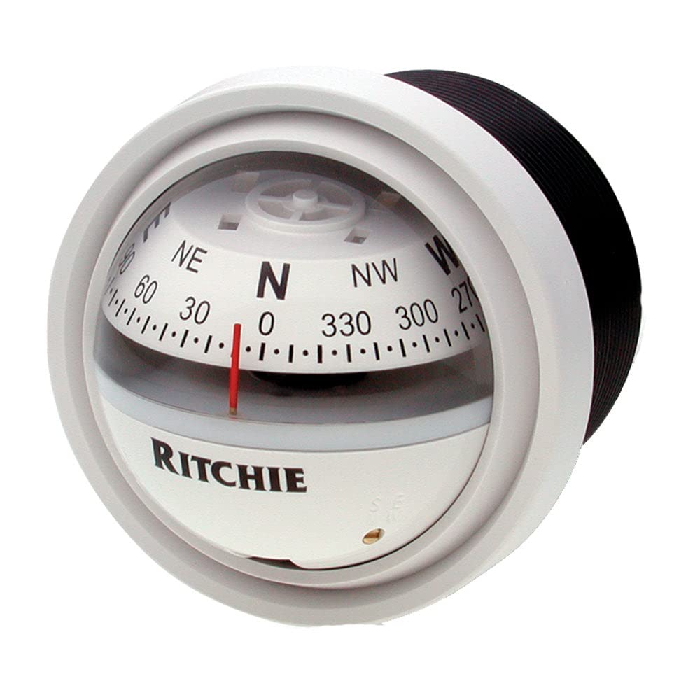 Ritchie V 57W.2 Explorer Compass   Dash Mount   White [V 57W.2]