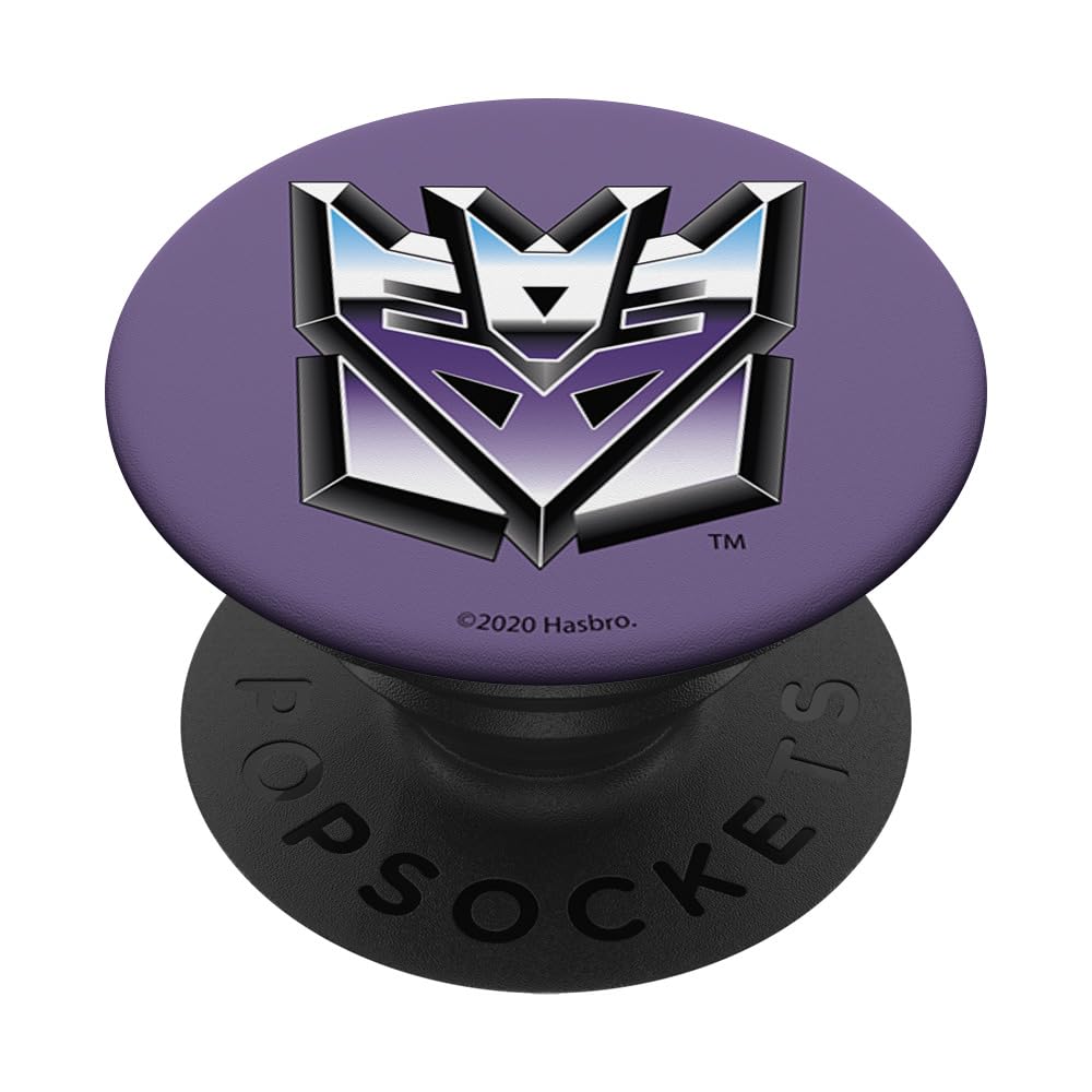 Hasbro Transformers Decepticon Chrome Logo Popsocket Standard Popgrip