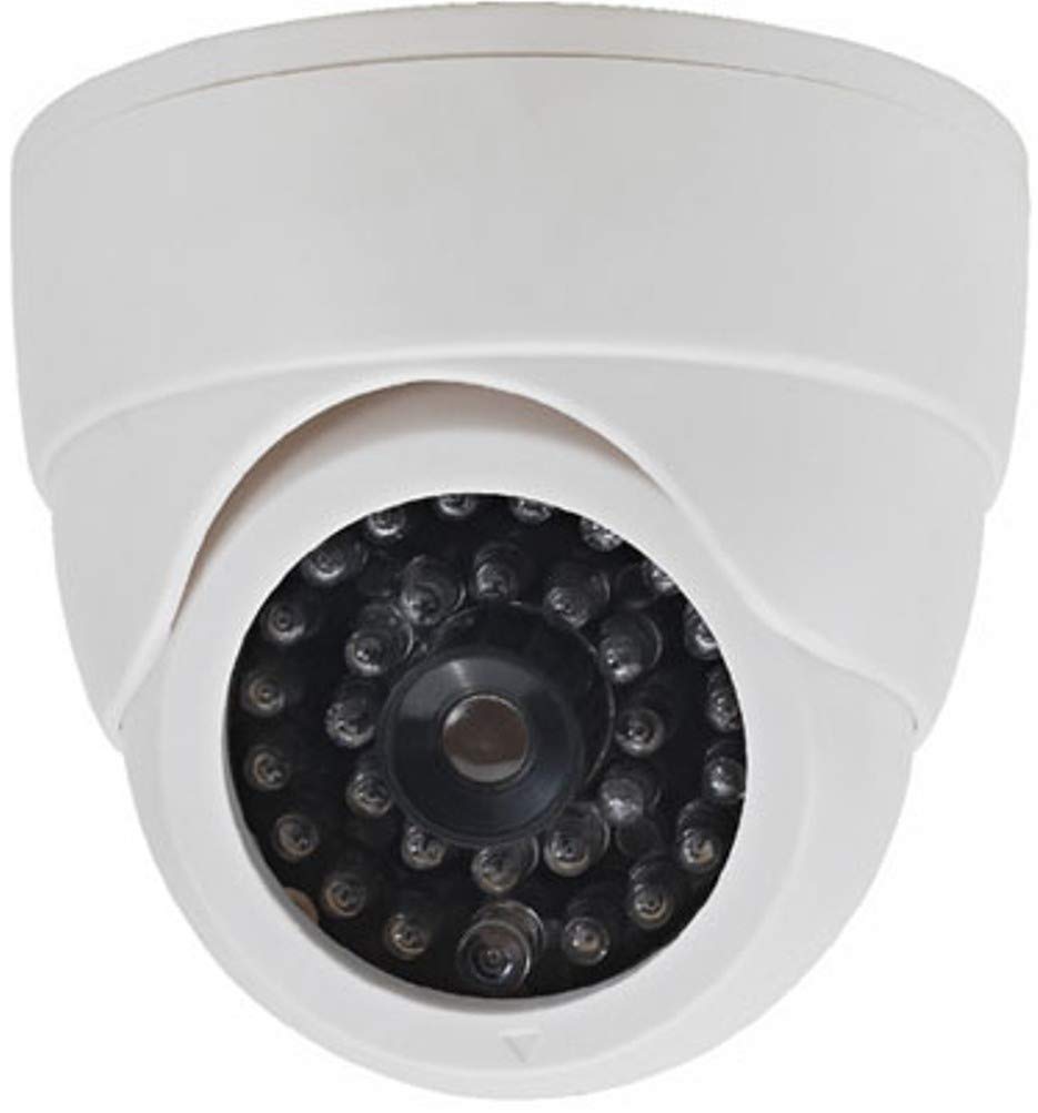 Cop Security 15-CDM07 Dummy Camera with LED Light (White)