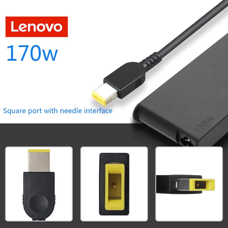 170W Charger 20V 8.5A For Lenovo Legion Slim 5 Yoga Pro 9I Lenovo Thinkpadx1 Extreme P16 P16V Lenovo Ideapad Pro 5 Loq 15Aph8 6I
