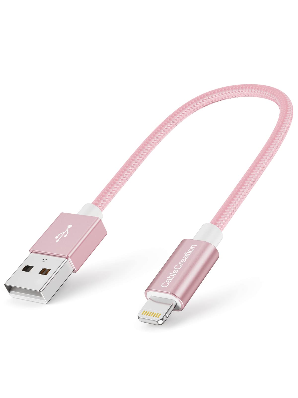 CableCreation Short iPhone Charging Cable 6inch, USB A to Lightning Cable, USB Data Sync Cord [MFi Certified] for iPhone 14/14 P
