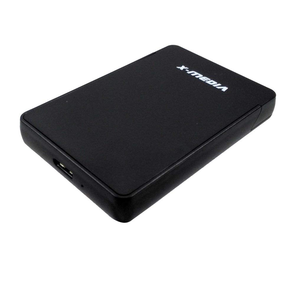 X MEDIA XM EN2279U3 2.5 Inch Tool Free USB 3.0 SATA SSD HDD Hard Disk Drive External Enclosure Case | Support 7mm / 9.5mm Height HDDs