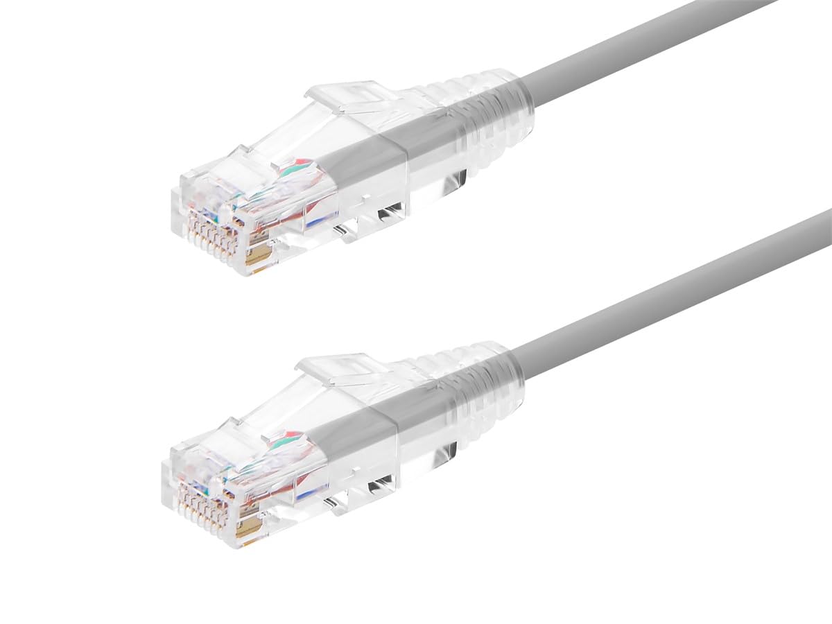Slimrun  Cat6 Utp Cable-14Ft Gray