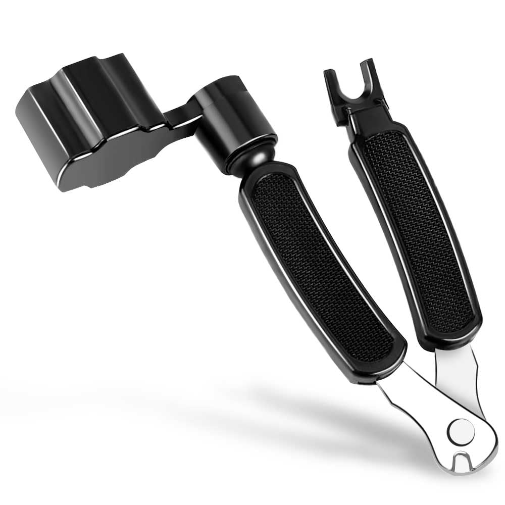 Guitar String Winder Cutter Pin Puller   3 In 1 Multifunctional Guitar Maintenance Tool/String Peg Winder + String Cutter + Pin