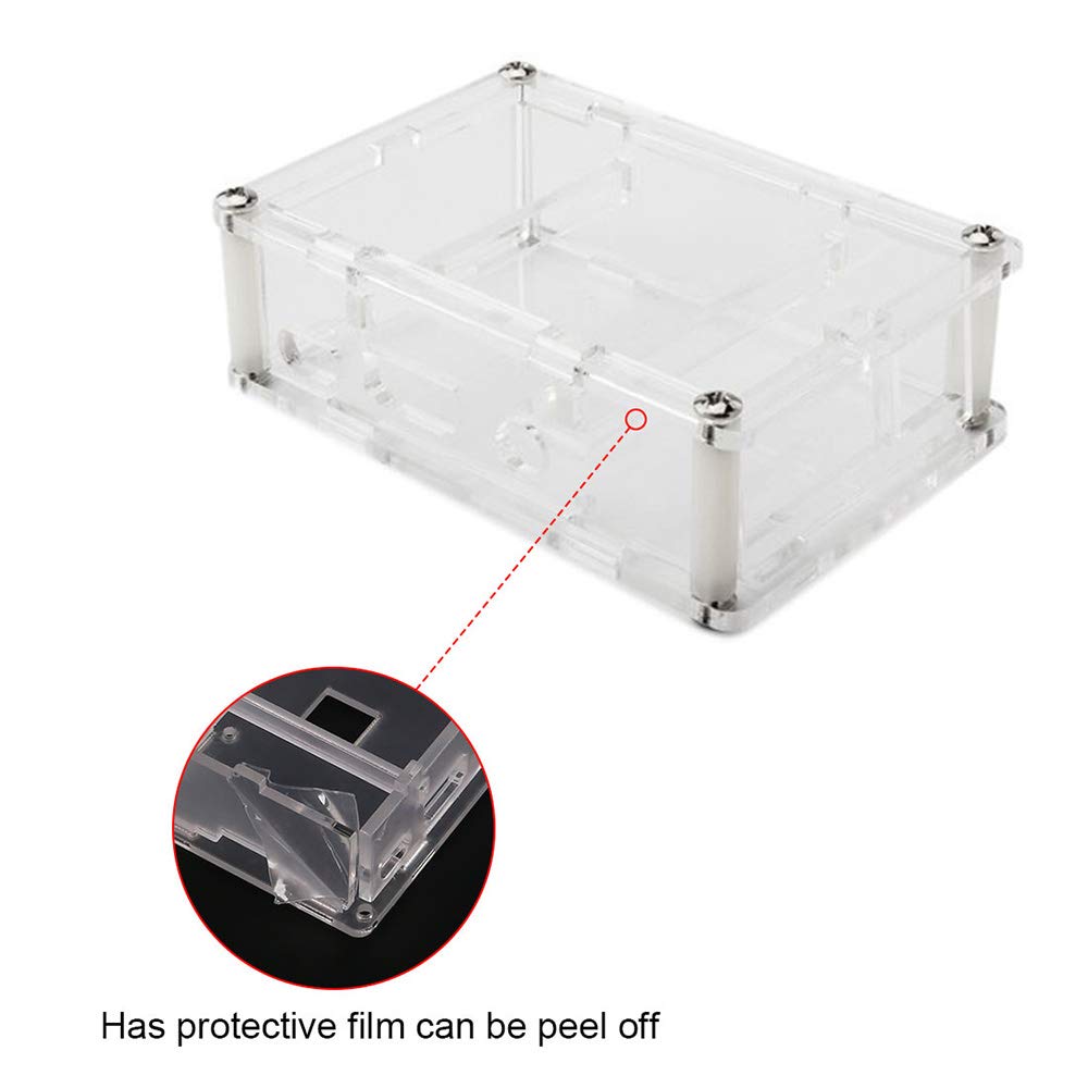 Dorhea For Raspberry Pi Display 3.5 Inch Tft Lcd Screen Kit, 3.5'' 480X320 Resolution Tft Touch Screen Moudle With Protective Case Touch Pen Heatsinks For Raspberry Pi 4 3 B+,Pi 3 B, Pi 2, Pi Zero