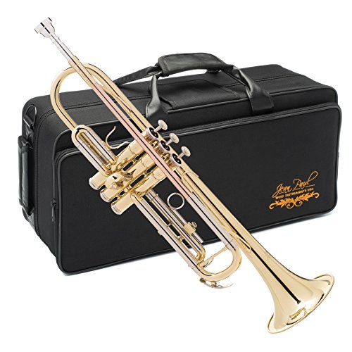Jean Paul Tr 430 Intermediate Bb Trumpet   Brass Lacquered With Rose Brass Leadpipe