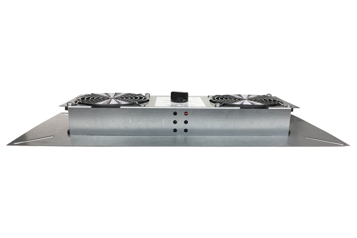 Elite Replacement Parts FAT2 Dual Fan Crawl Space Ventilator 220 CFM with Dehumidistat - Wood