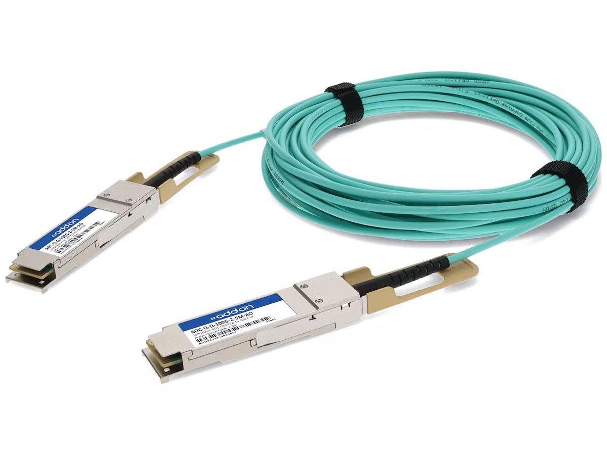 Addon Arista Aoc-Q-Q-100G-2M Compatible Taa Compliant 100Gbase-Aoc Qsfp28 To Qsf