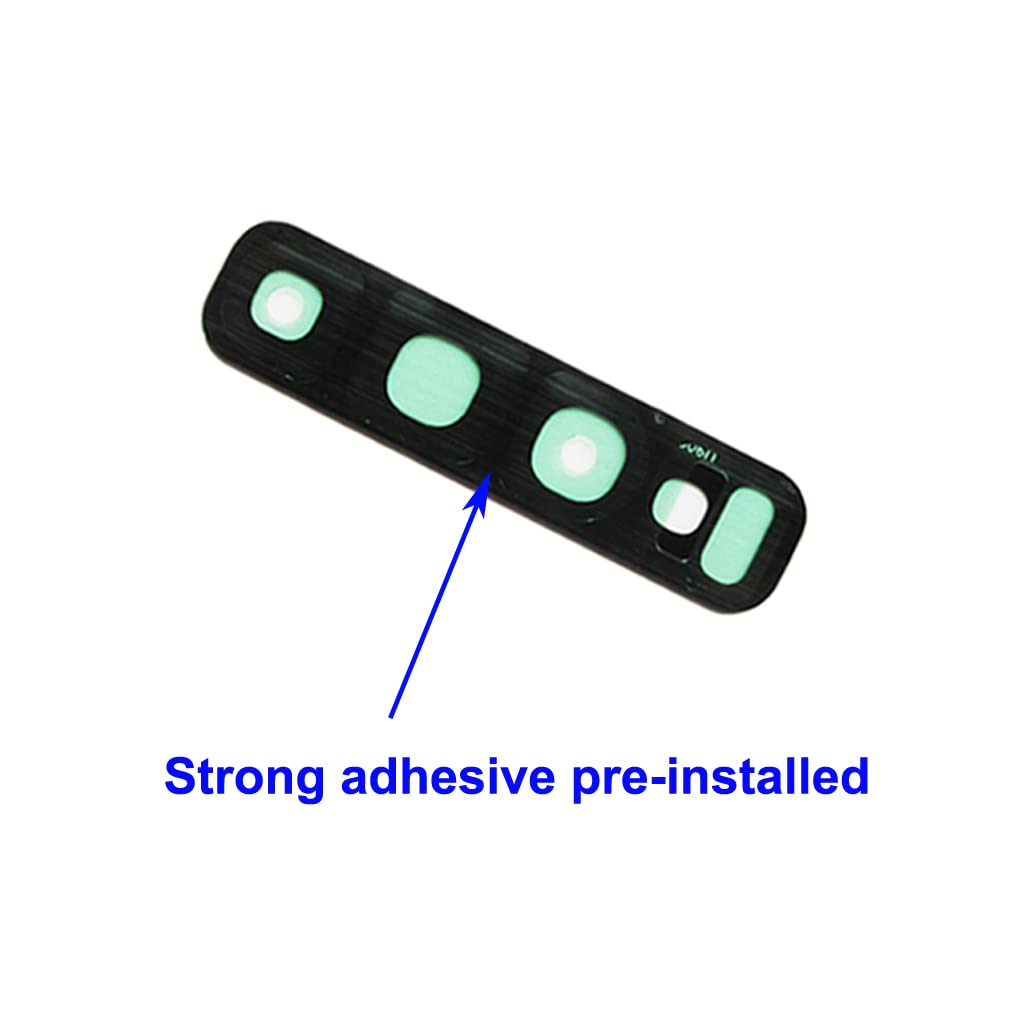 Yuyond 2Pcs Oem Original Back Rear Camera Glass Lens Replacement For Samsung Galaxy S10 And S10 Plus (All Carriers) With Adhesiv