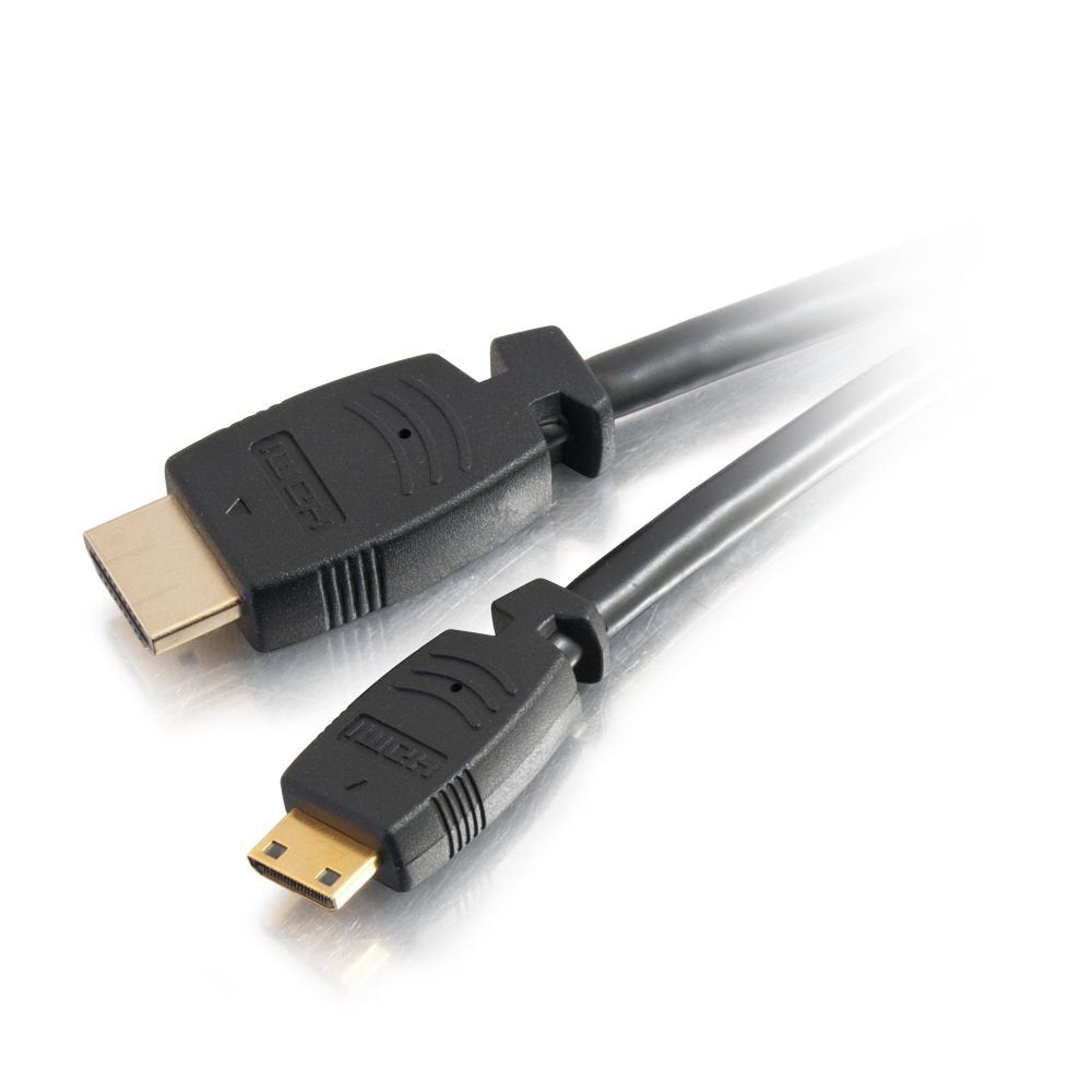 C2G Mini Hdmi To Hdmi, 4K, High Speed Hdmi Cable, Ethernet, Velocity, 60Hz, 3.28 Feet (1 Meter), Black, Cables To Go 40162