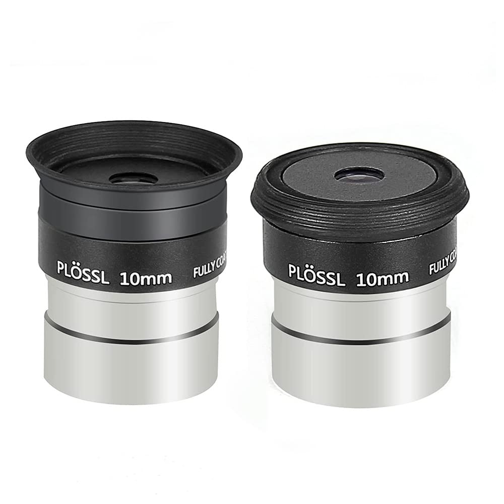 SOLOMARK 1.25" 10mm Plossl Telescope Eyepiece 4-Element Design