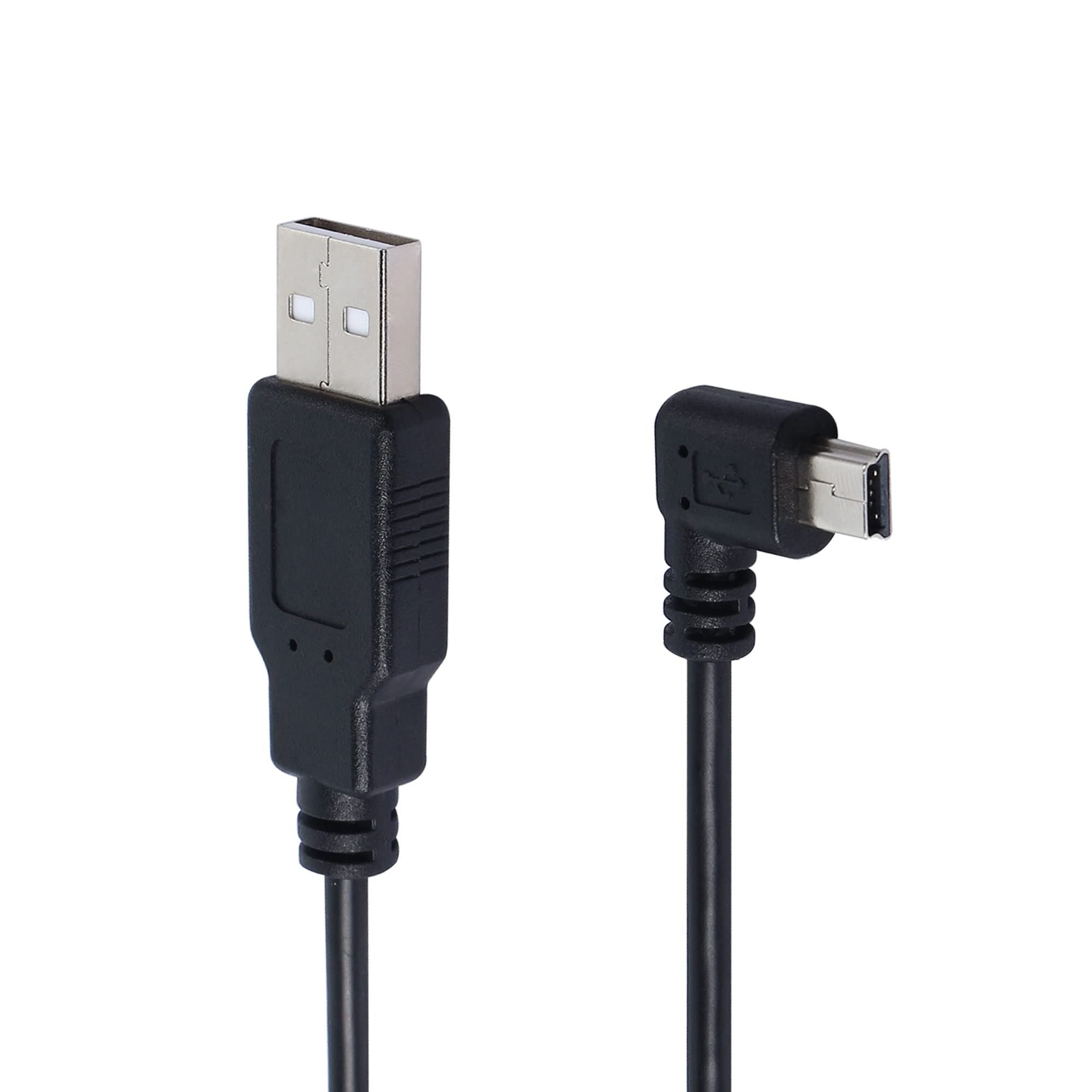 Qianrenon 90 Degree Mini Usb To Usb 2.0 Extension Cable Mini 5Pin Usb B Male Right Angle To Usb 2.0 Male Data Gps Devices Cable
