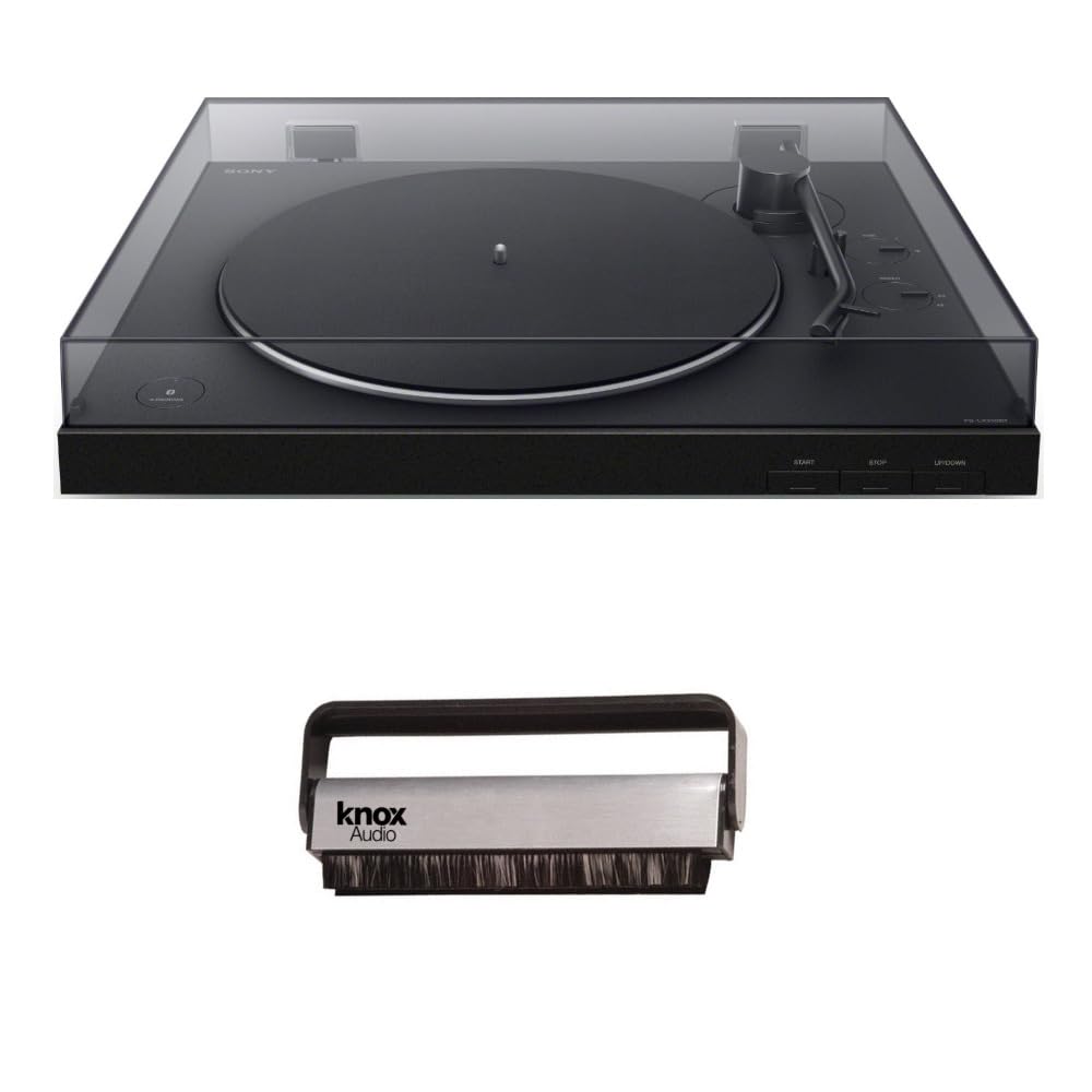 Sony Ps Lx310Bt Wireless Turntable With Bluetooth Connectivity Bundle With Carbon Fiber Anti Static Record Brush (2 Items)