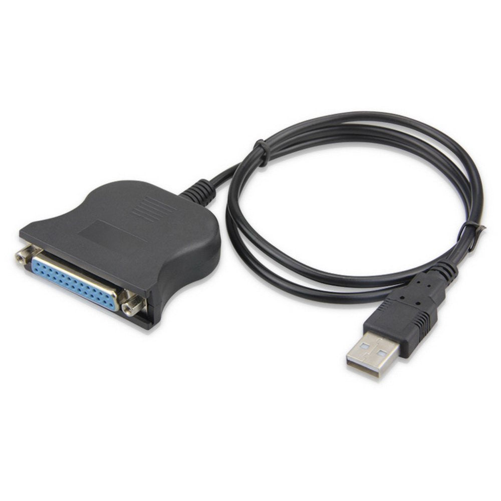 Axgear Type Axgear Db25 Usb To Female Parallel Ieee 1284 Printer Adapter Cable Cor ...