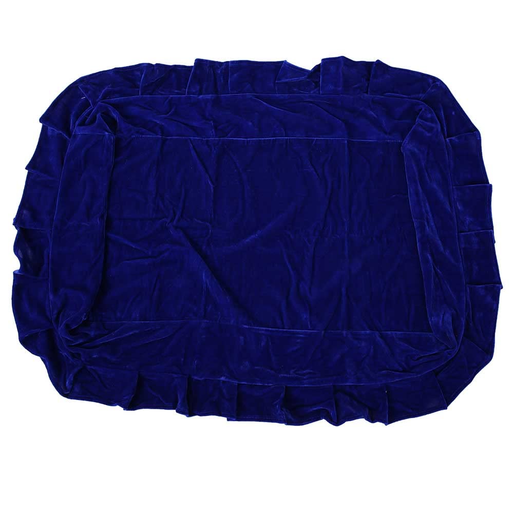 Bnineteenteam Piano Seat Cover,Universal Piano Stool Chair Bench Cover Piano Dual Seat Bench Piano Chair Cover(Blue)
