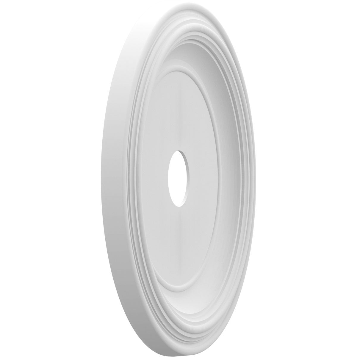 Ekena Millwork 22Od X 3 1/2Id X 1 1/2P Traditional Thermoformed Pvc Ceiling Medallion (Fits Canopies Up To 13 1/2)
