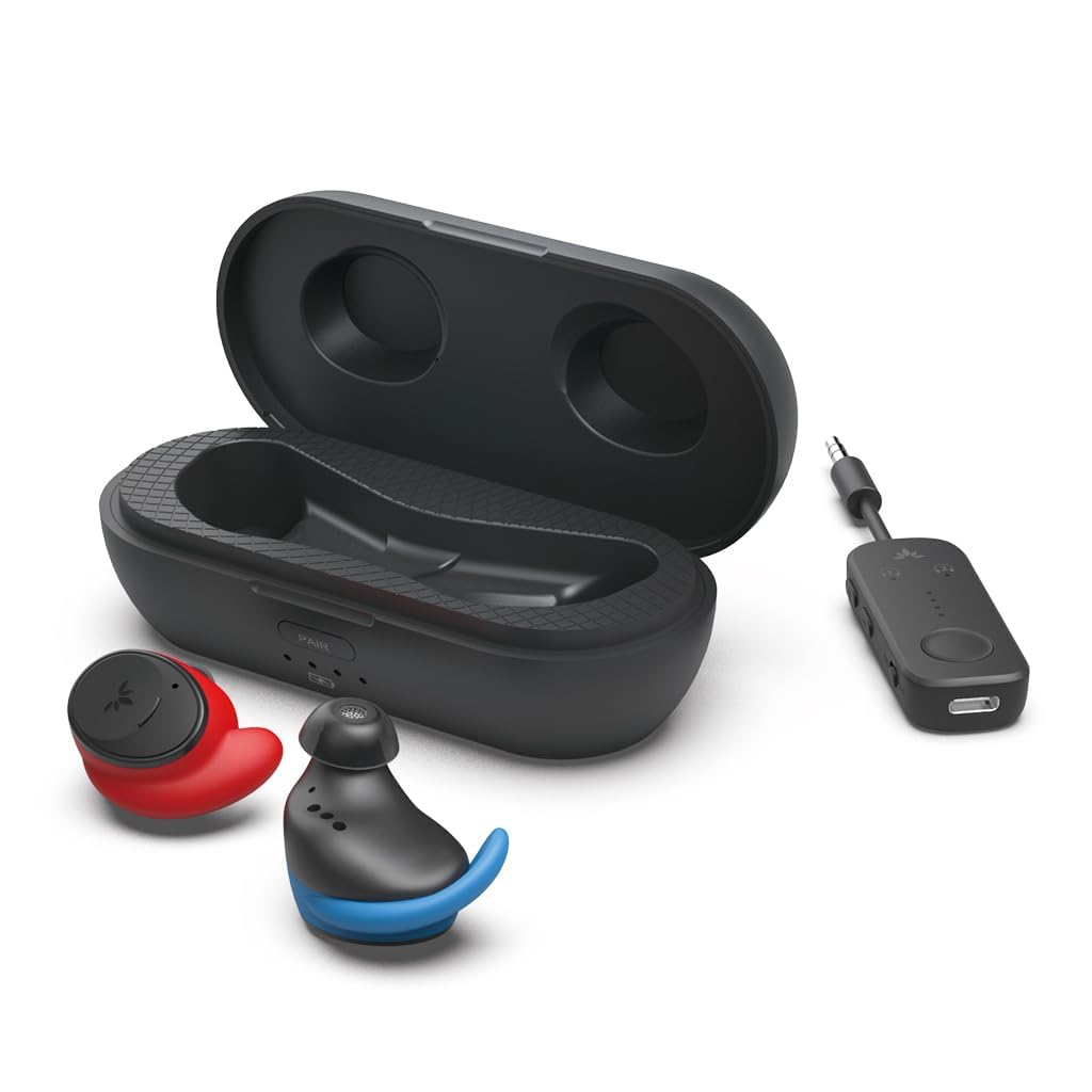 Avantree Sky Ace   Noise Cancelling Bluetooth Earbuds With Wireless Airplane Adapter, Plug N Play, Universal Compatible With Iph