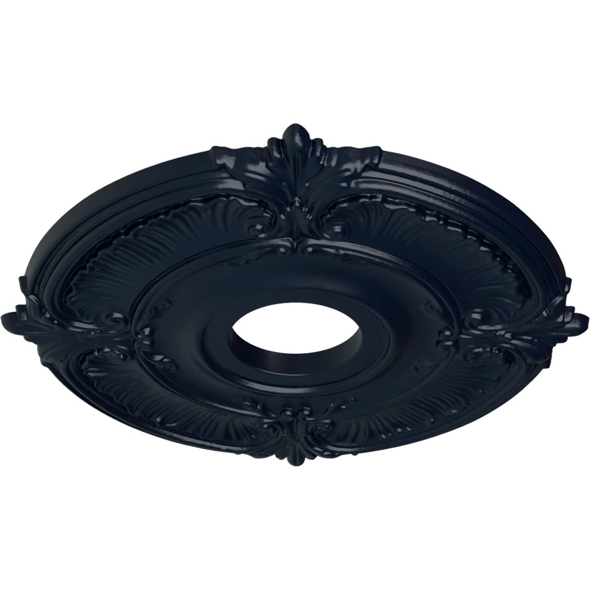 Ekena Millwork Cm18Atmdfdecorative Ceiling Medallions Modeled After Original Historical Patterns & Designs, Midnight Dream