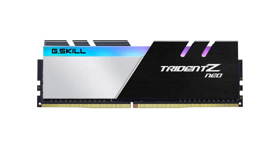 G.Skill Trident Z Neo Series 128Gb (4 X 32Gb) 288 Pin Sdram (Pc4 25600) Ddr4 3200 Cl16 18 18 38 1.35V Quad Channel Desktop Memor