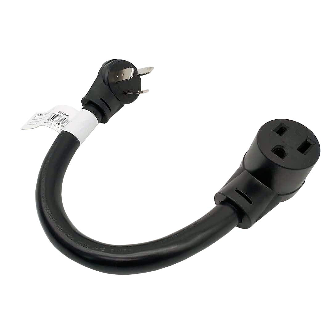 Parkworld Range/Stove/Oven Plug Nema 10 50P To Welder 6 50R Welding Adapter Cord 50A 250V, 6 Awg (1.5Ft)