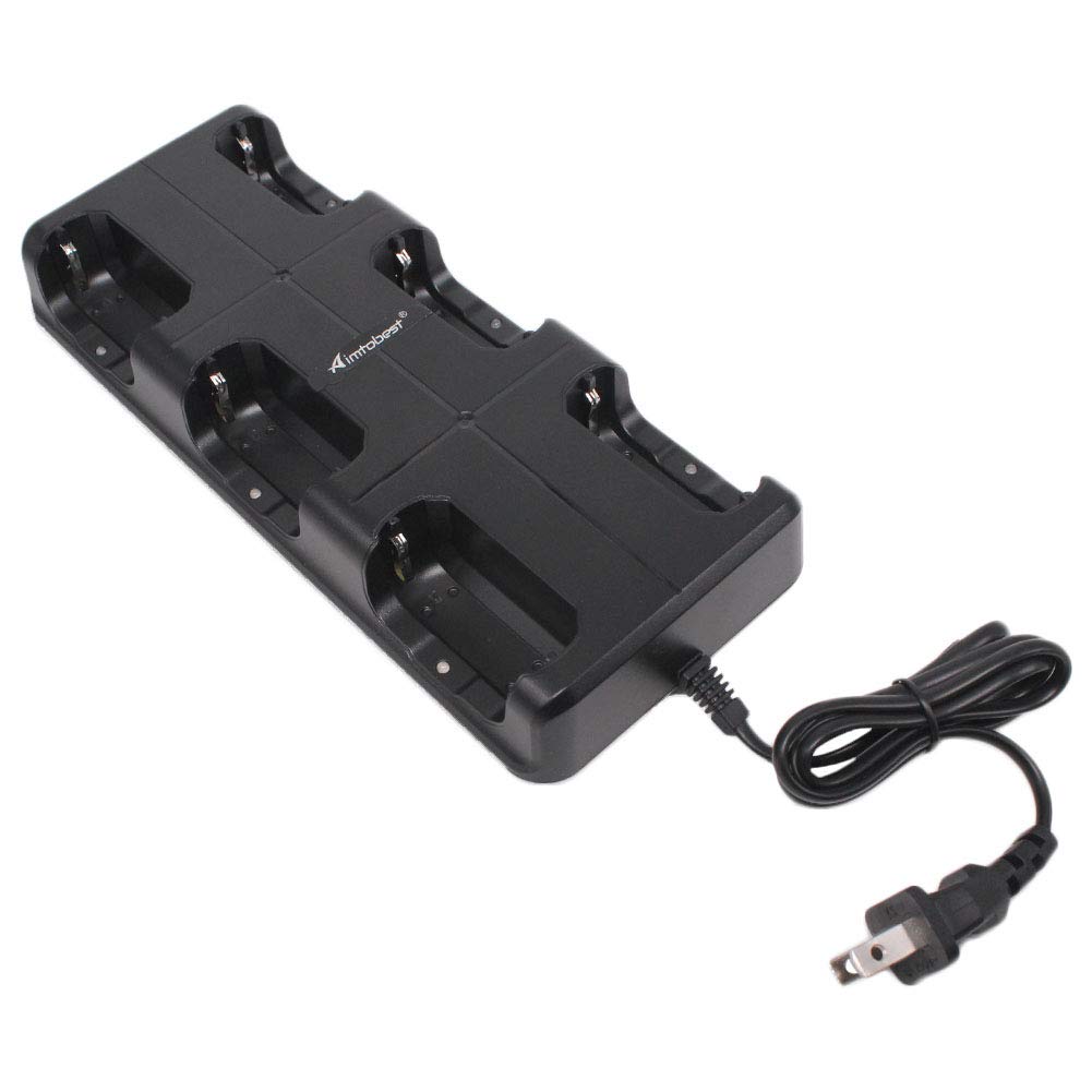 Aimtobest 6 In 1 Charger Compatible For Zastone X6 Retevis Rt22 Luiton Lt 316 Nktech Nk U1 Zeadio Zs B1 Tidradio Td M8 Radtel Rt 10 Radioddity R1 Walkie Talkie Two Way Radio (1 Pack)