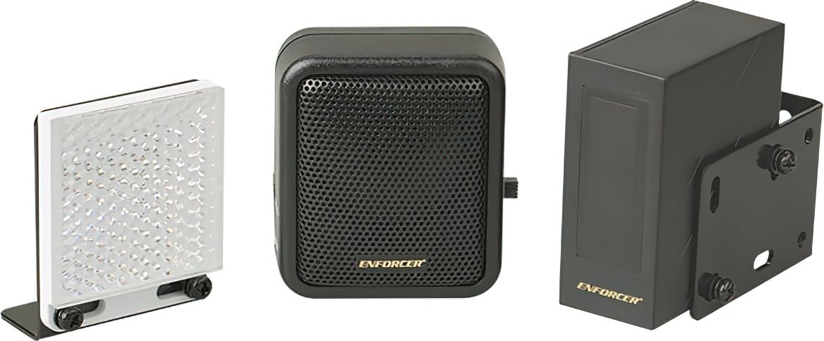 Seco-Larm E-931CS22RRCQ Enforcer NIR Retro-Reflective Entry Alert System, Up to 22 ft of Sensing Range, Speaker Volume Adjustmen