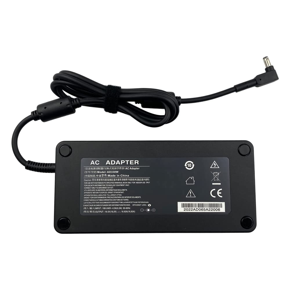 330W Ac Adapter 19.5V 16.92A Replacement A20 330P1A Compatible With Acer Predator Helios 300 N20C11 N20C3 N22C3 Laptop Charger