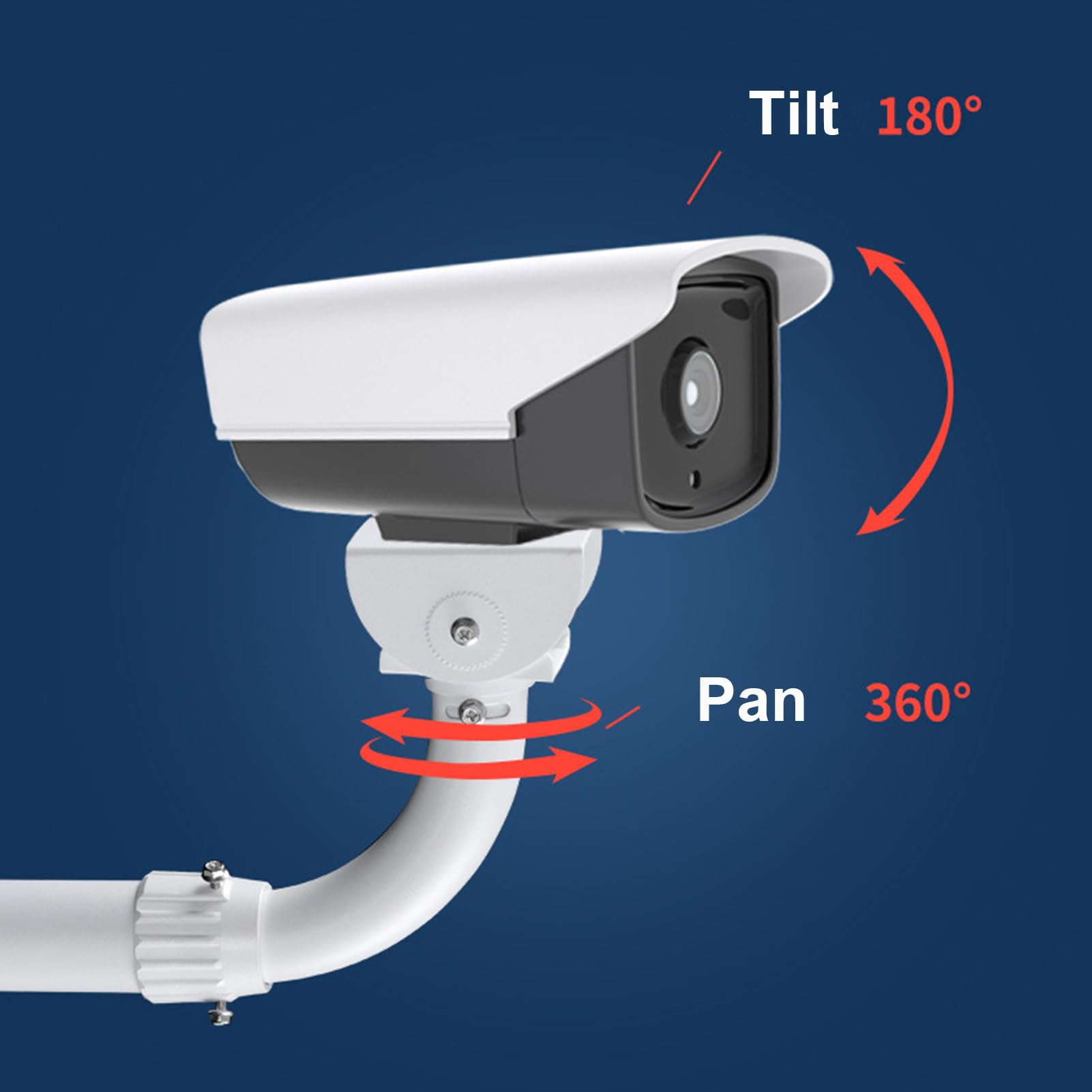 Witi Solid J Pole Bracket Extendable Mounting Holder For Security Surveillance Cameras,40Cm 60Cm Adjustable Wall And Ceiling Mou