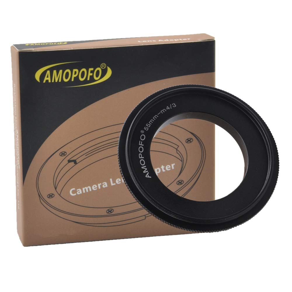 55Mm To M4/3 Macro Lens Reverse Ring Compatible With E P1 E P2 E P3 E P5 E Pl1 E Pl2 E Pl3 E Pl5 E Pl6 E Pl7 E Pl8 And Micro 4/3 Camera.With 55Mm Filter Thread Lens.Macro Shoot