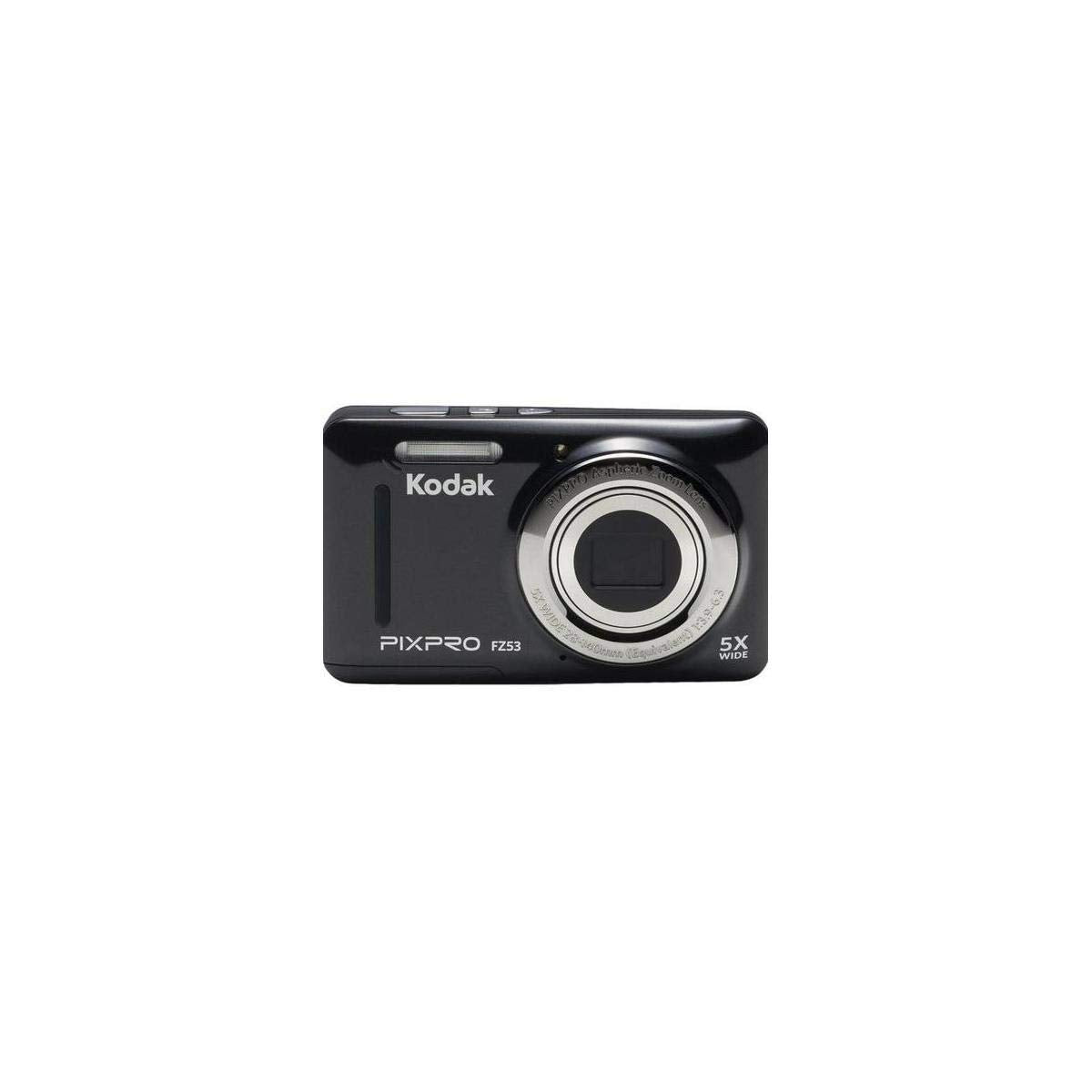 Kodak PIXPRO Friendly Zoom FZ53-BK 16MP Digital Camera with 5X Optical Zoom and 2.7 LCD Screen (Black)
