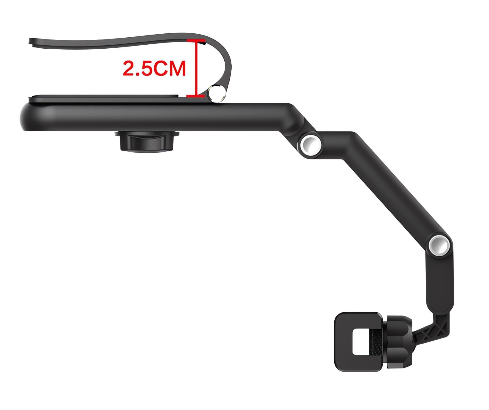 Ivieicip Rotatable And Retractable Car Phone Holder - 1080 Multifunction Sun Visor Universal 360 Rotating Cell Phone Holder Mobi