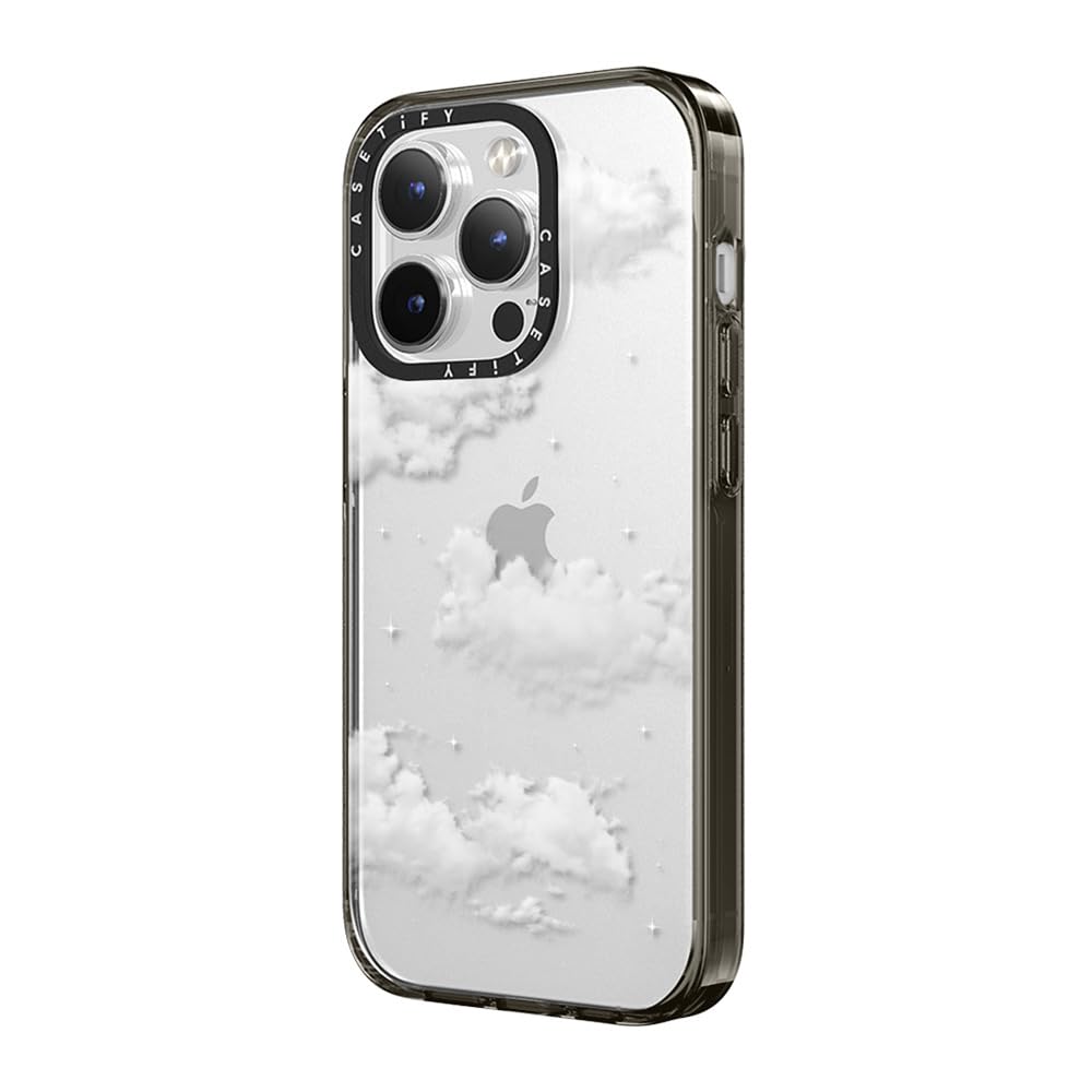 Casetify Compact Iphone 15 Pro Max Case [2X Military Grade Drop Tested / 4Ft Drop Protection]   Cloud Prints   A Dream   Clear B