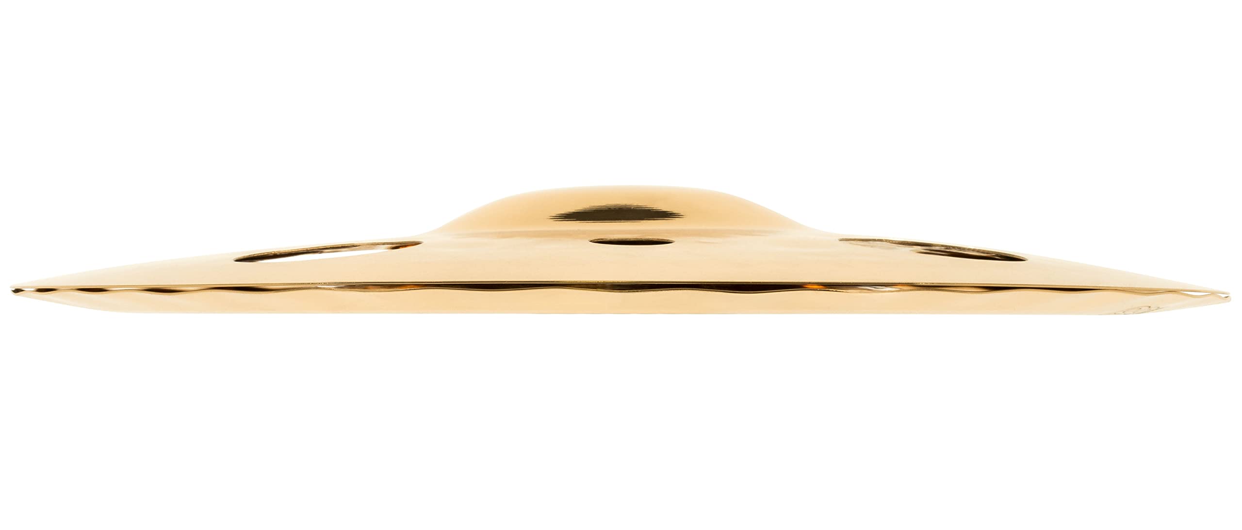 Meinl 12'' Trash Stack Cymbal Pair With Holes   Classics Custom Brilliant   Made In Germany, 2 Year Warranty (Cc12 Stk)