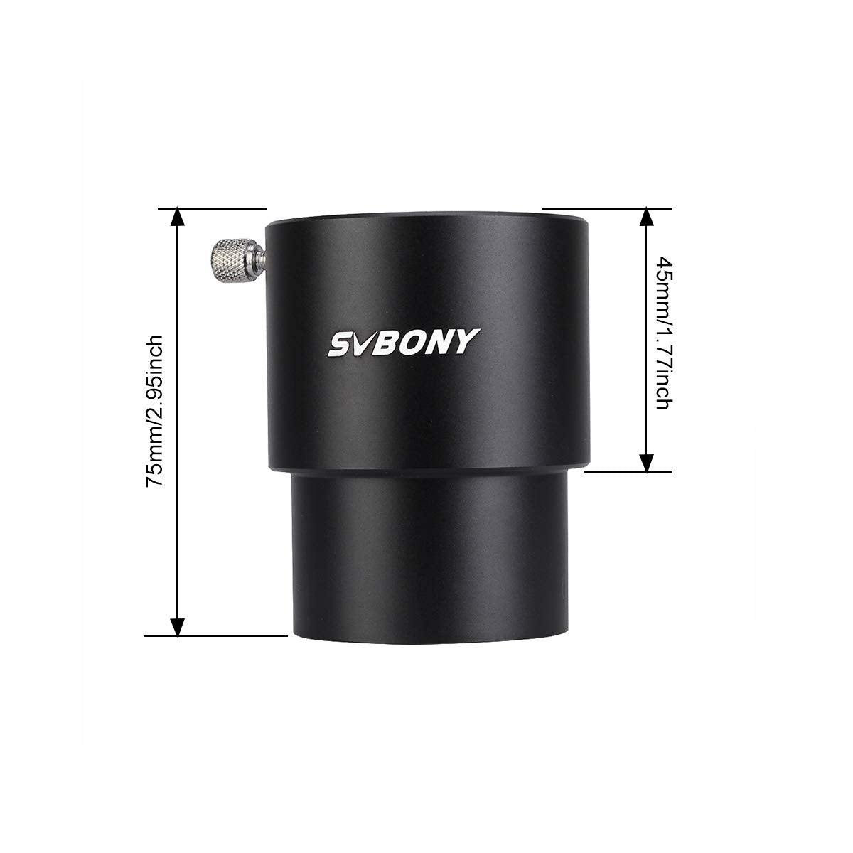 Svbony Sv158 2Inch Extension Tube Telescope Extension Tube Optical Length 45Mm For Astrophotographic Applications (75Mm)
