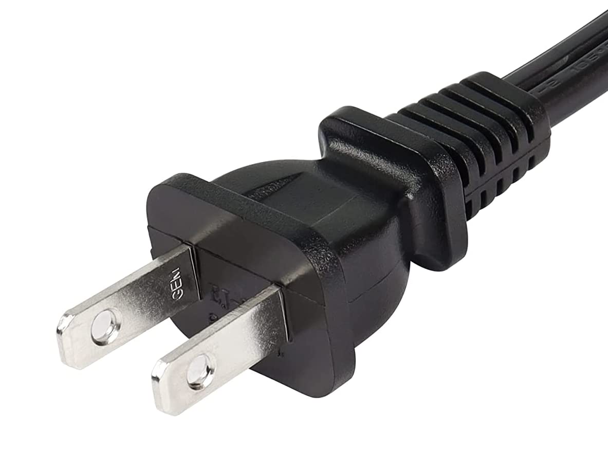Tekit(4.92Ft/1.5M) Us Power Extension Cable Cord Us Ac 2 Prong Male/Female Power Cable10A/125V,Usa Outlet Saver Power Extension