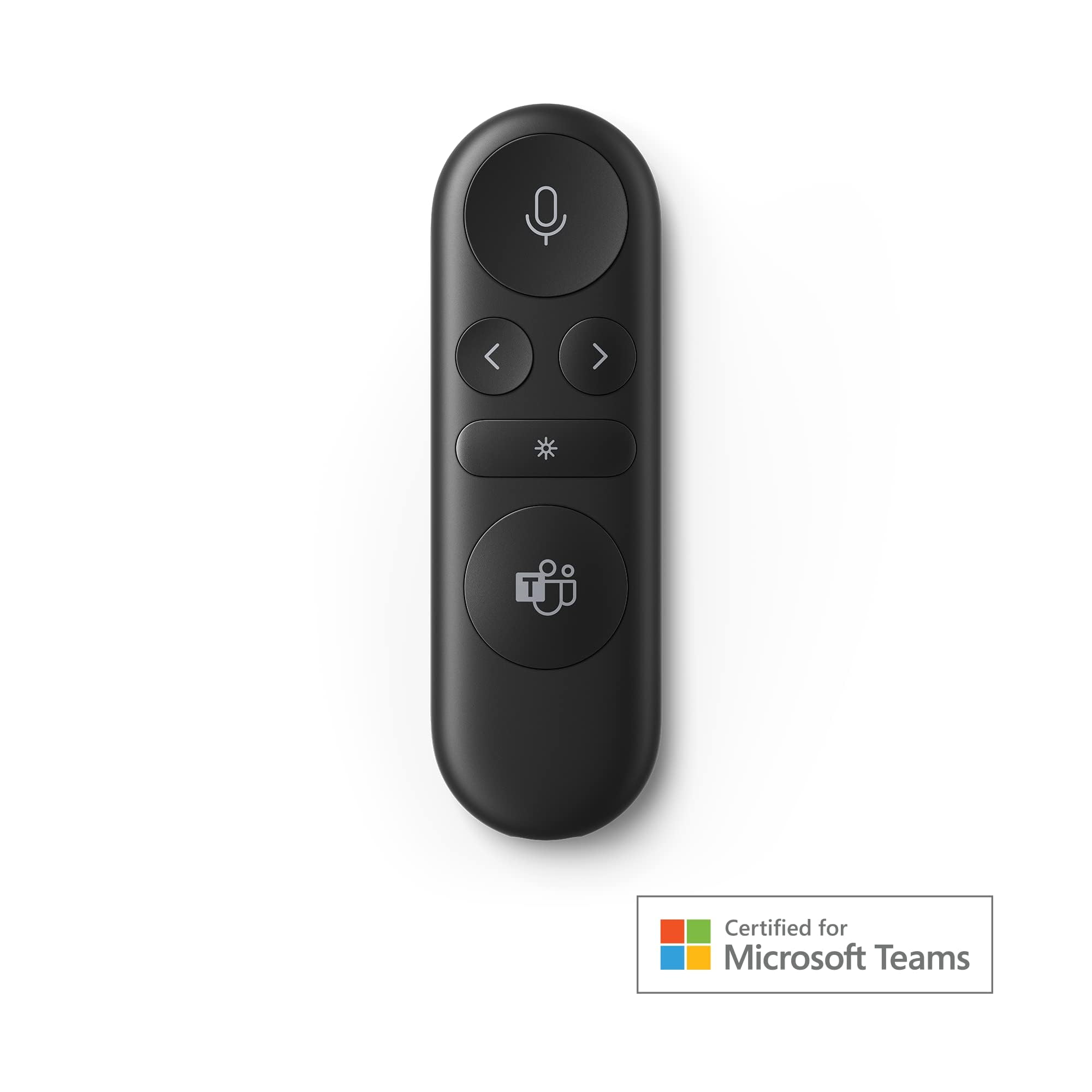 Microsoft Presenter+ (2022) Wireless And Bluetooth Presentation Clicker For Powerpoint Advanced Built In Features Black Color