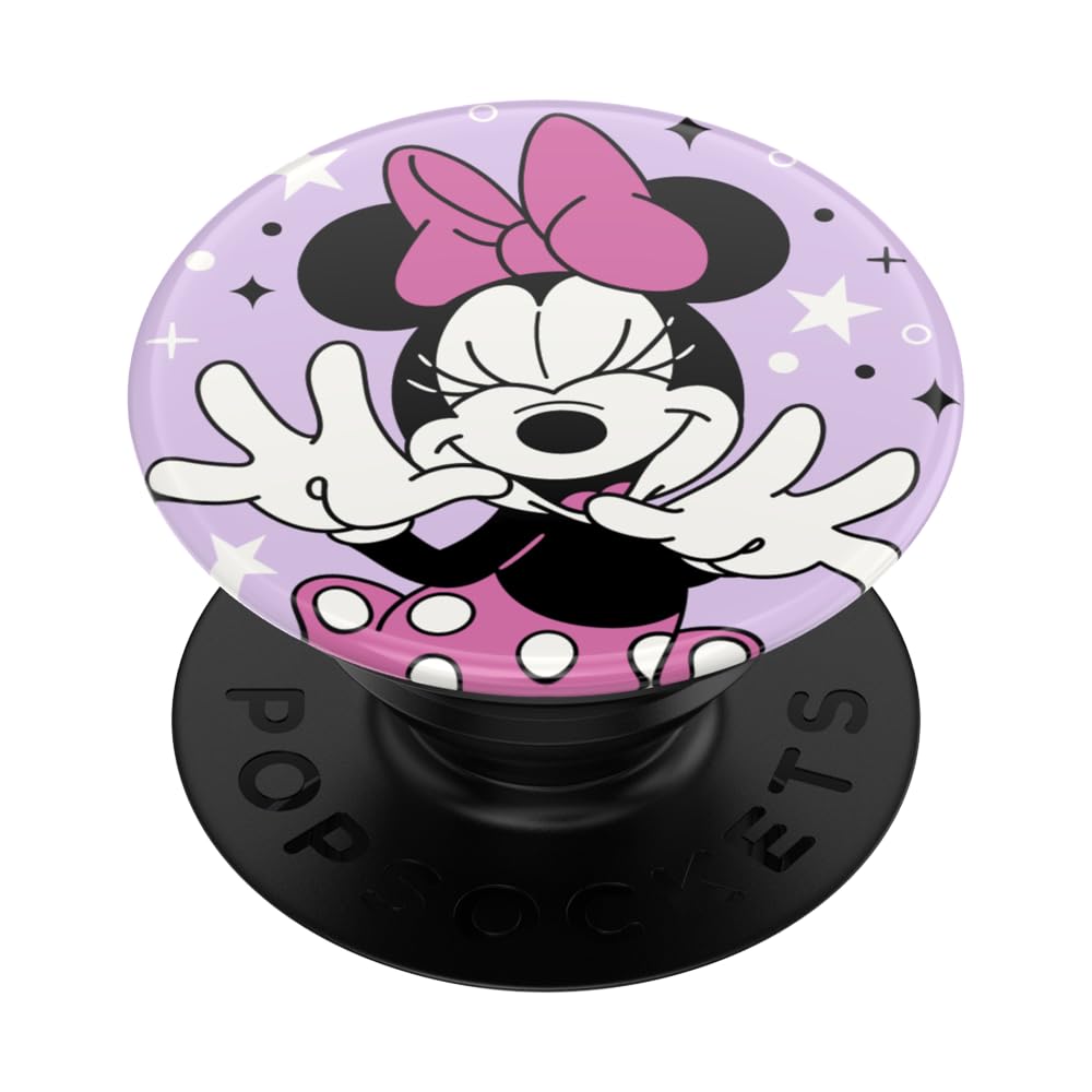 PopSockets Adhesive Phone Grip, Holder, Phone Stand, Disney - Minnie Sparkle