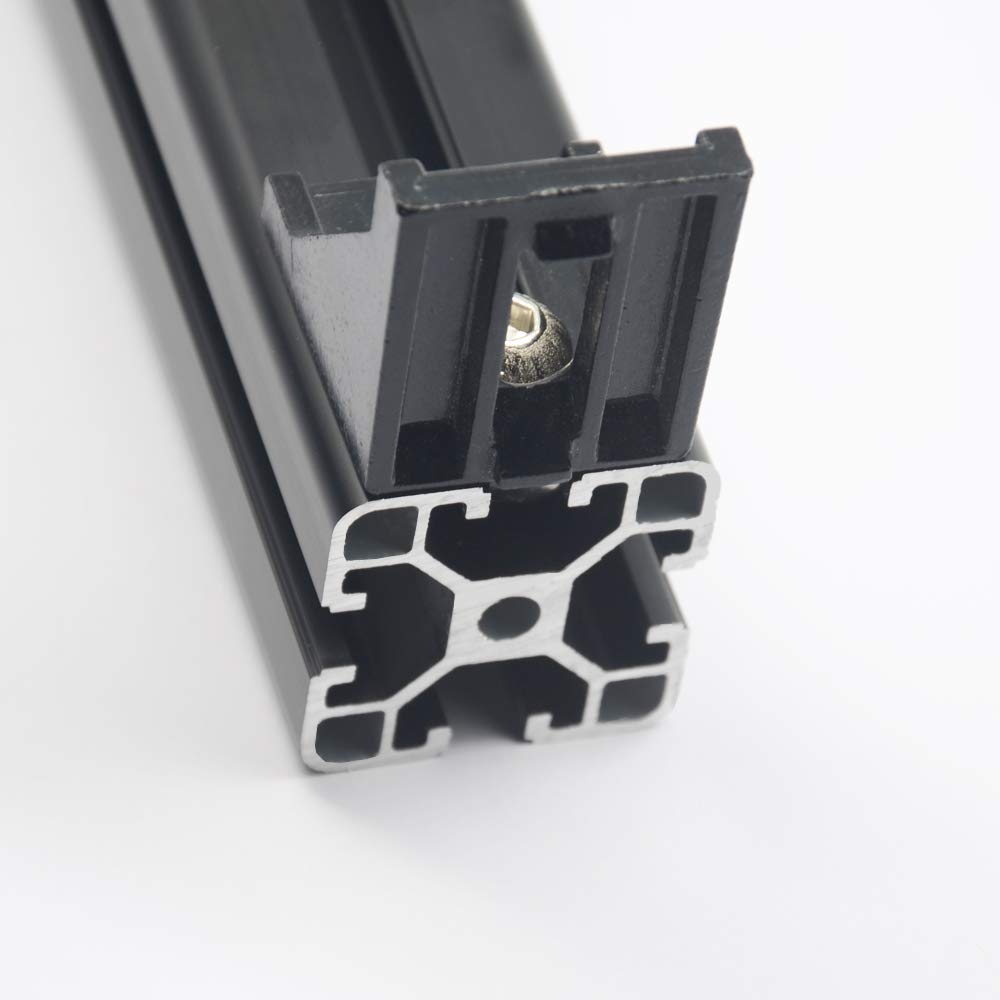 Mengqi 1Pc 700Mm 4040 8Mm Slot Aluminum Profile, 4040B European Standard Anodized Extrusion For Diy 3D Printer And Cnc Machine