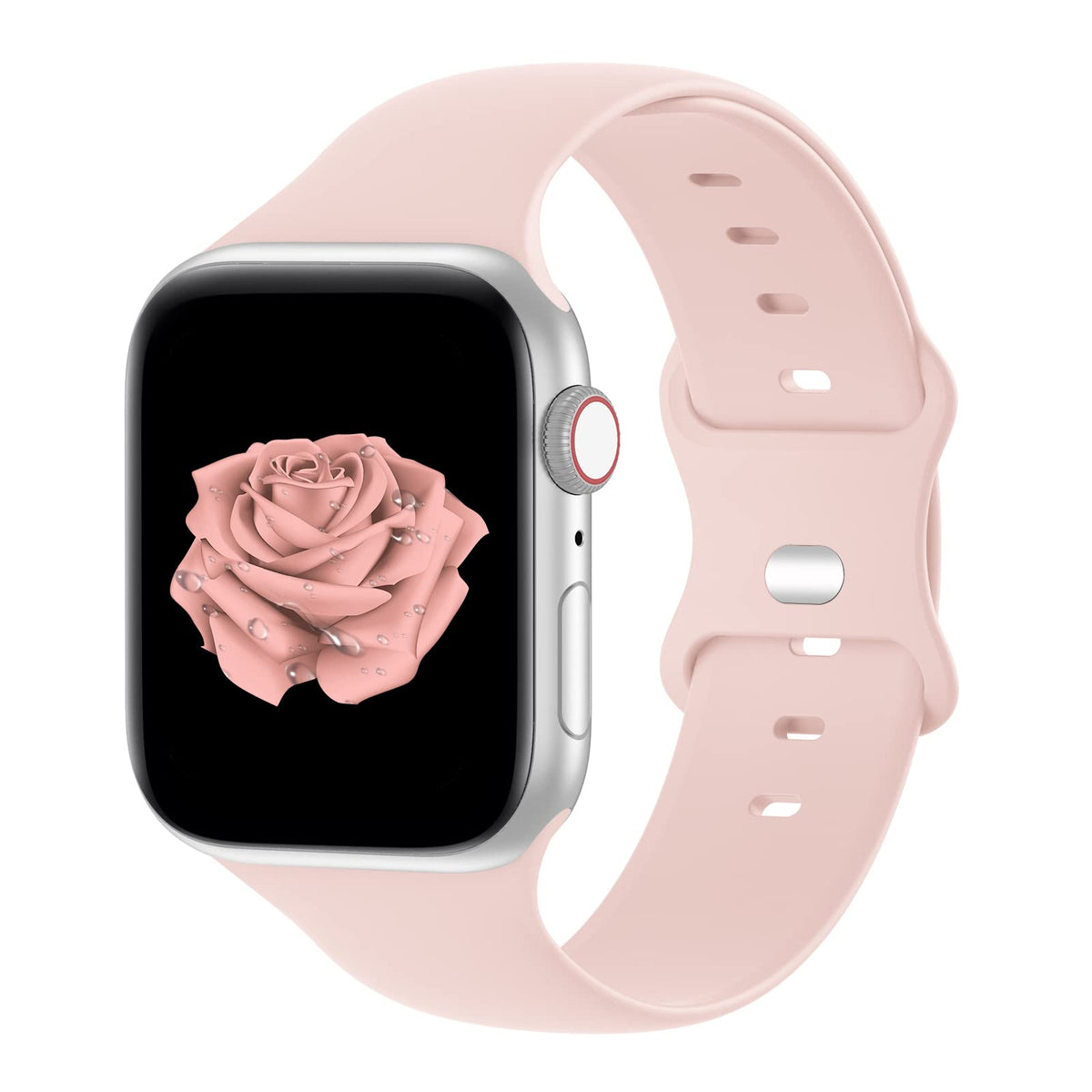Bandiction Compatible With Apple Watch Series 3 38Mm Series 5 40Mm Iwatch Bands 38Mm 40Mm 41Mm, Soft Silicone Sport Replacement