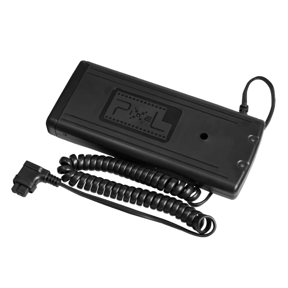 Pixel Td 381 External Hot Shoe Flash Battery Pack Speedlite Battery Box Compatible With Canon 600Ex Ii Rt, 600Ex Rt, 600Ex, 580E