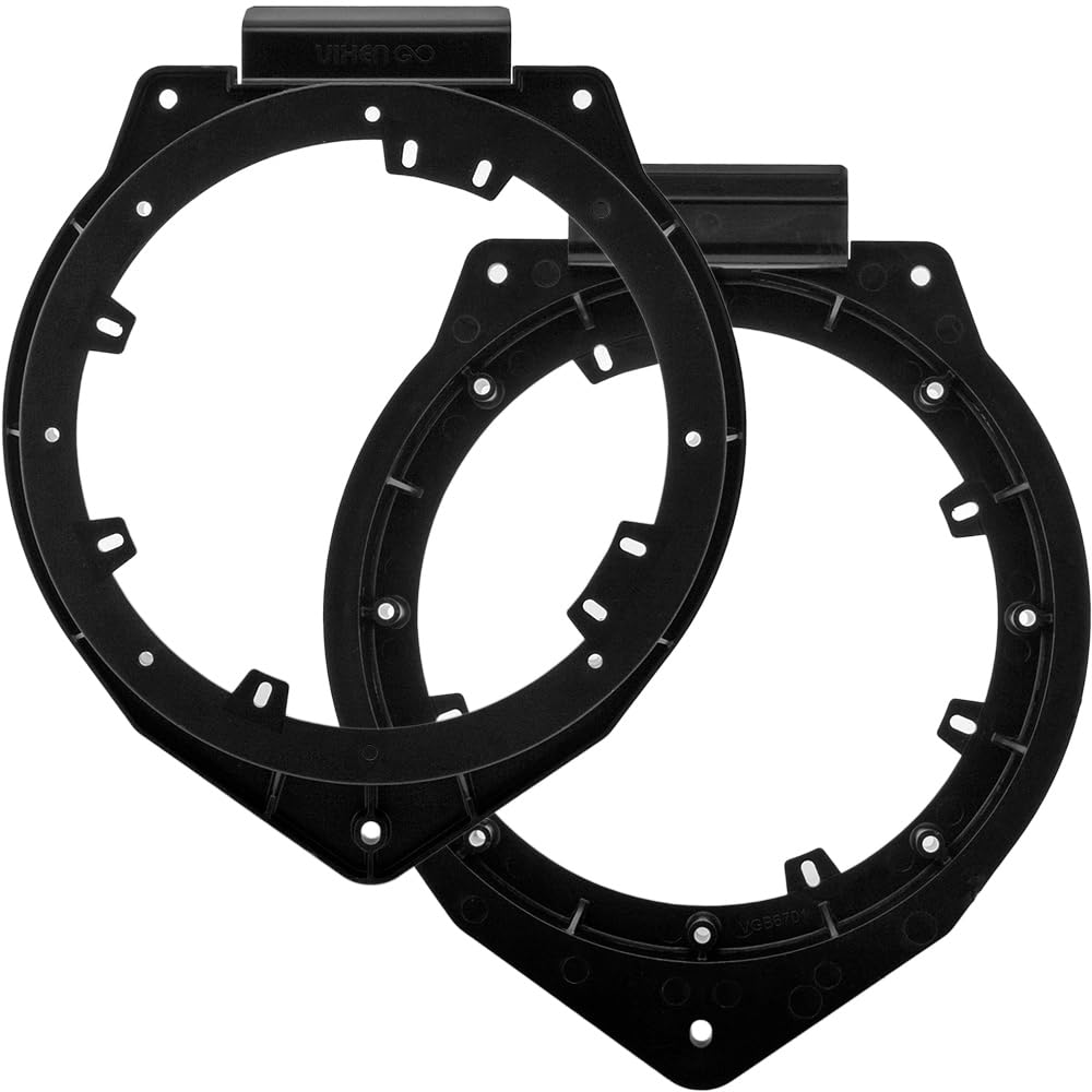 Kicker Speakers 6.5 Inch For Gmc Sierra 1500 (Crew Cab) 2014-2019 Upgrade Kit - Pair Of Cs Series With Adapters And Harness, Coa