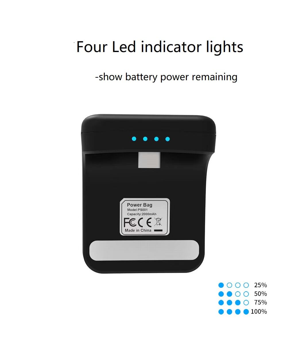 2000Mah Ps5 Controller Rechargeable Battery Pack And Charge Kit With Led Indicator And Usb Type-C Charging Cable For Playstation