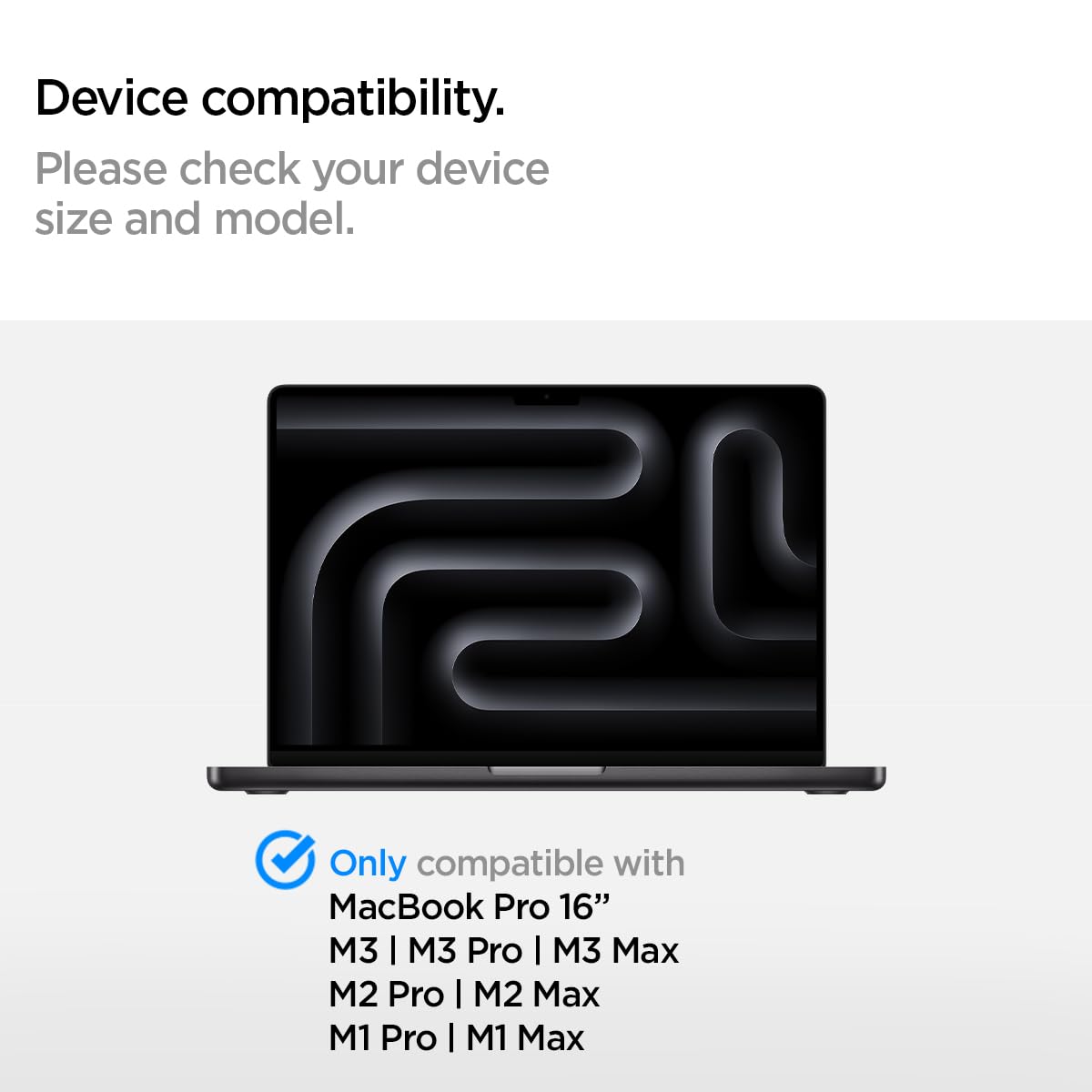 Spigen Tempered Glass Screen Protector [Glastr Slim] Designed For Macbook Pro 16 Inch (M4 Pro / M4 Pro Max / M3 Series / M2 Series / M1 Series)